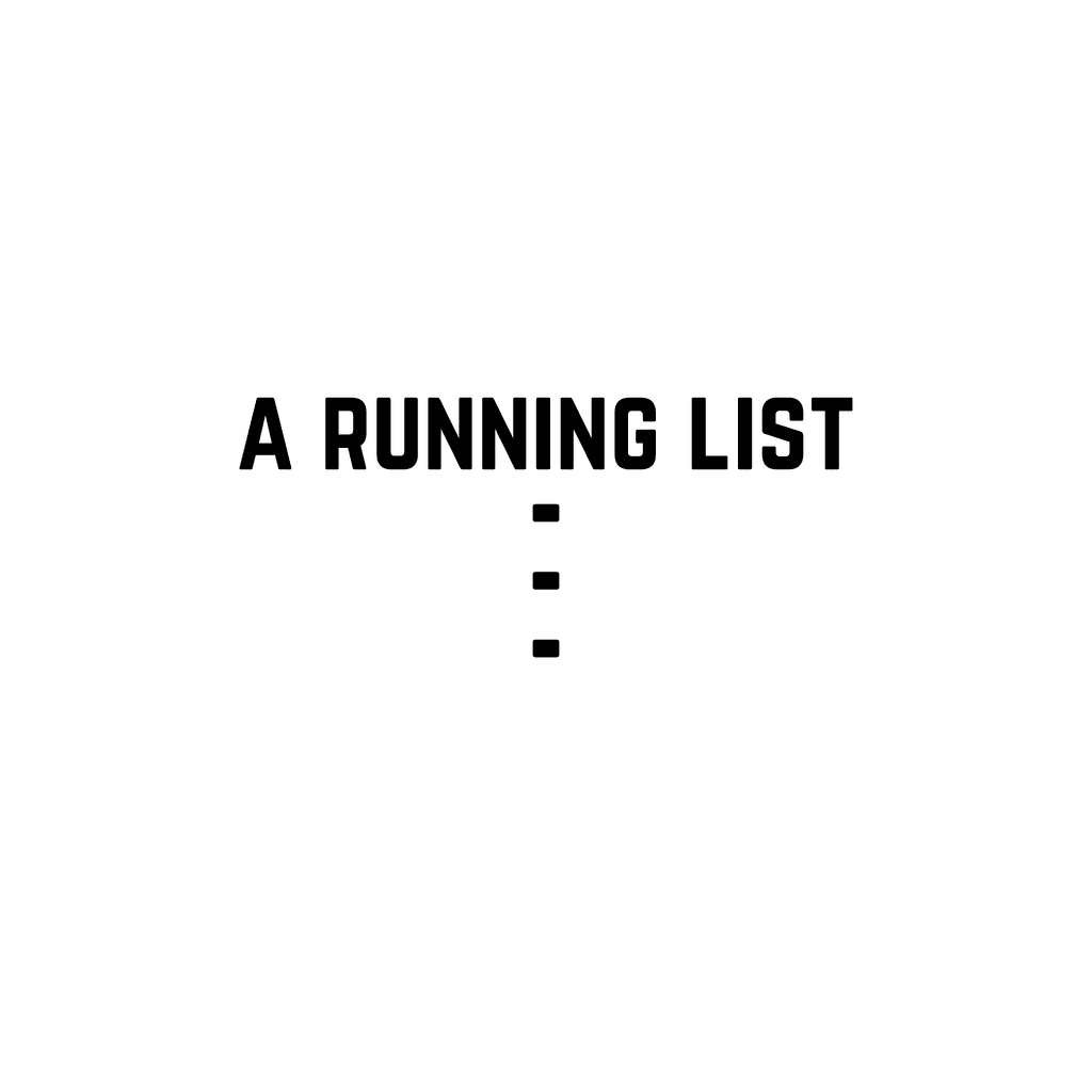 ARUNNINGLIST logo