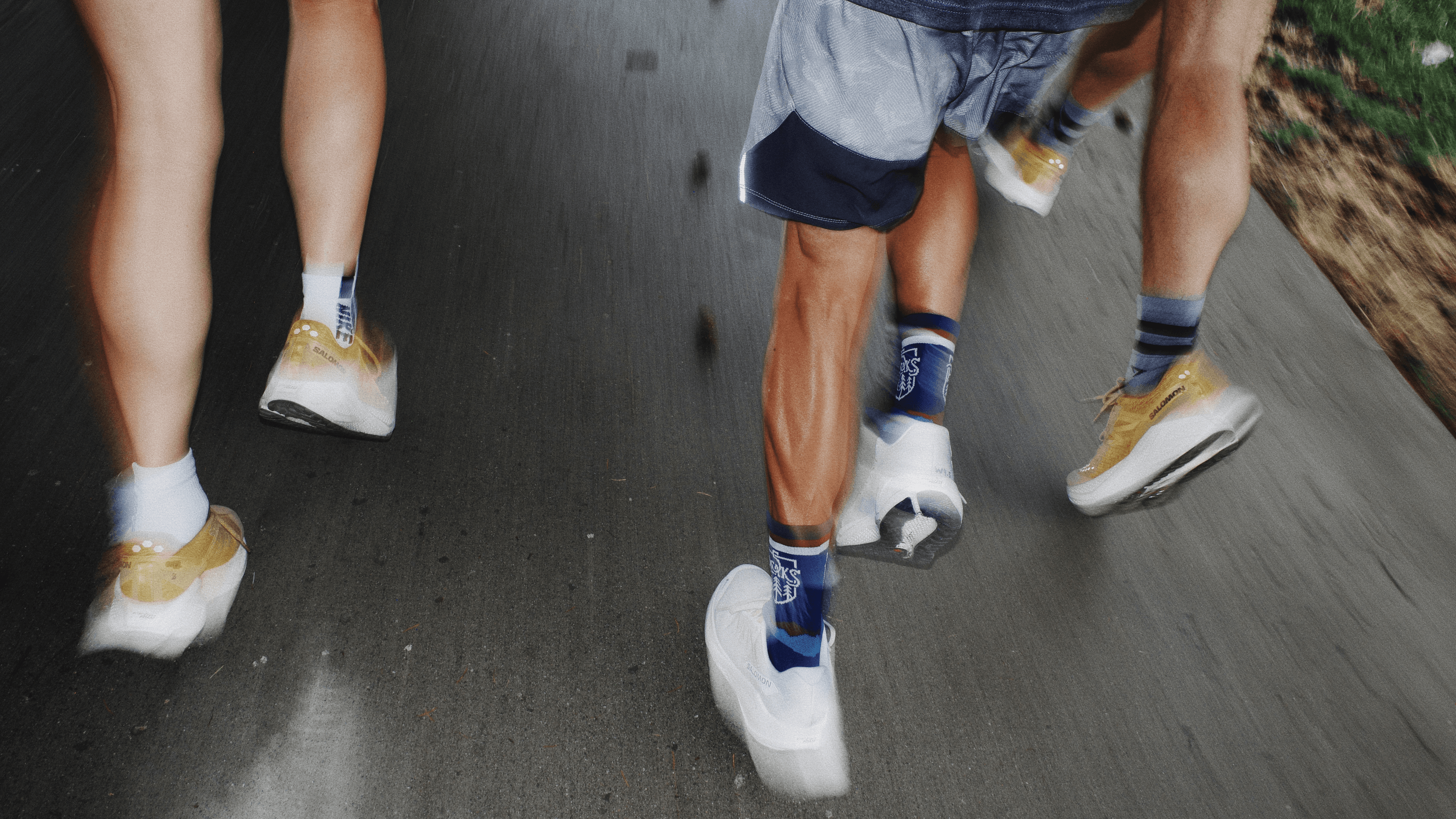 Runner in motion